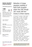 Bellwethers of change: population modelling of North Pacific humpback whales from 2002 through 2021 reveals shift from recovery to climate response