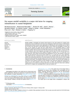 Dry season rainfall variability is a major risk factor for cropping intensification in coastal Bangladesh