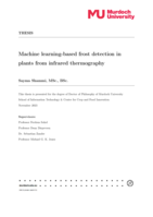 Machine learning-based frost detection in plants from infrared thermography