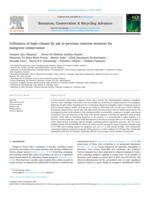 Utilization of high-volume fly ash in pervious concrete mixtures for mangrove conservation