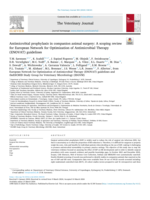 Antimicrobial prophylaxis in companion animal surgery: a scoping review for European Network for Optimization of Antimicrobial Therapy (ENOVAT) guidelines