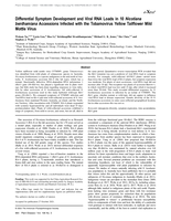 Differential Symptom Development and Viral RNA Loads in 10 Nicotiana benthamiana Accessions Infected with the Tobamovirus Yellow Tailflower Mild Mottle Virus
