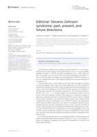 Editorial: Stevens Johnson syndrome: past, present, and future directions
