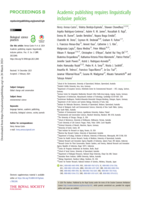 Academic publishing requires linguistically inclusive policies