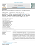 Australian non-perennial rivers: Global lessons and research opportunities
