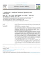 A scoping review of antimicrobial resistance in the Australian dairy cattle industry