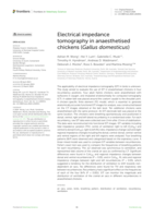 Electrical impedance tomography in anaesthetised chickens (Gallus domesticus)