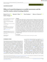 Effects of coastal development on sawfish movements and the need for marine animal crossing&nbsp;solutions