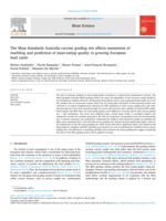 The Meat Standards Australia carcass grading site affects assessment of marbling and prediction of meat-eating quality in growing European beef cattle