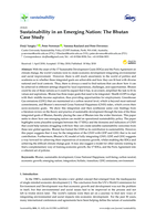 Sustainability in an Emerging Nation: The Bhutan Case Study