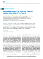 Improved Performance in Quadrotor Trajectory Tracking using MIMO PIλ-D Control