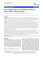 New insights into the evolutionary history of plant sorbitol dehydrogenase