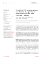 Regulatory SVA retrotransposons and classical HLA genotyped-transcripts associated with Parkinson's disease