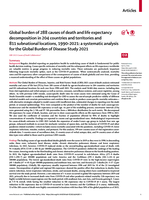 Global burden of 288 causes of death and life expectancy decomposition in 204 countries and territories and 811 subnational locations, 1990-2021: a systematic analysis for the Global Burden of Disease Study 2021