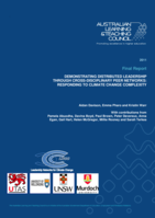 Demonstrating distributed leadership through cross-disciplinary peer networks: Responding to climate change complexity