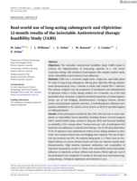Real-world use of long-acting cabotegravir and rilpivirine: 12-month results of the inJectable Antiretroviral therapy feasiBility Study (JABS)