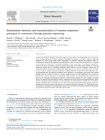 Simultaneous detection and characterization of common respiratory pathogens in wastewater through genomic sequencing