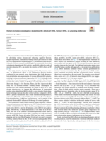 Dietary tyrosine consumption modulates the effects of tDCS, but not tRNS, on planning behaviour