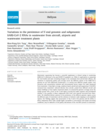 Variations in the persistence of 5’-end genomic and subgenomic SARS-CoV-2 RNAs in wastewater from aircraft, airports and wastewater treatment plants
