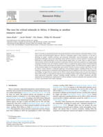 The race for critical minerals in Africa: a blessing or another resource curse?