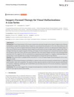 Imagery-Focused Therapy for Visual Hallucinations: A Case Series