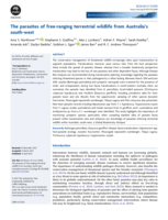 The parasites of free-ranging terrestrial wildlife from Australia's south-west