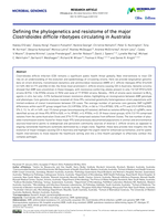 Defining the phylogenetics and resistome of the major Clostridioides difficile ribotypes circulating in Australia