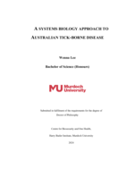 A systems biology approach to Australian tick-borne disease