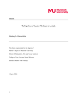 The Experience of Stateless Palestinians in Australia