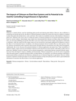 The Impacts of Chitosan on Plant Root Systems and Its Potential to be Used for Controlling Fungal Diseases in Agriculture