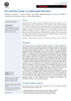 The Australian Group on Antimicrobial Resistance