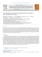 Crisis preparation for people with multiple sclerosis in Australia: a cross-sectional survey of needs
