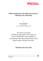 Dingo management and trophic interactions in landscape-scale cell fencing