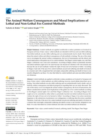 The Animal Welfare Consequences and Moral Implications of Lethal and Non-Lethal Fox Control Methods