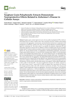 Sorghum Grain Polyphenolic Extracts Demonstrate Neuroprotective Effects Related to Alzheimer’s Disease in Cellular Assays