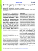 Superantigen Encoding Genes in Staphylococcus aureus Isolated from Lesional Skin, Non-Lesional Skin, and Nares of Patients with Atopic Dermatitis