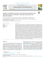 Changes in groundwater and surface water bacterial communities under disinfection processes: Chlorination, ozonization, photo-fenton and ultraviolet radiation
