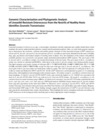 Genomic Characterization and Phylogenetic Analysis of Linezolid-Resistant Enterococcus from the Nostrils of Healthy Hosts Identifies Zoonotic Transmission