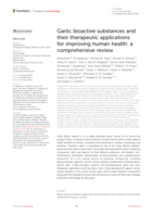 Garlic bioactive substances and their therapeutic applications for improving human health: a comprehensive review