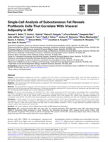 Single-cell Analysis of Subcutaneous Fat Reveals Pro-fibrotic Cells that Correlate with Visceral Adiposity in HIV