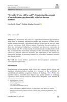 “I wonder if you will be sad?”: Employing the concept of mentalization psychosocially with low-income mothers