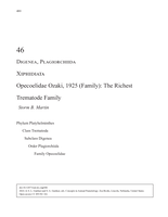 Chapter 46: Opecoelidae Ozaki, 1925 (Family): The Richest Trematode Family