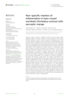 Non-specific markers of inflammation in bare-nosed wombats (Vombatus ursinus) with sarcoptic mange