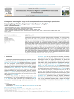 Geospatial learning for large-scale transport infrastructure depth prediction