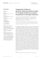 Integrating multilocus genome-wide association studies in chickpea landraces to discern the genetics of drought tolerance