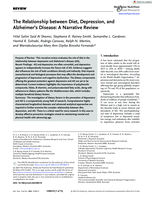 The Relationship between Diet, Depression, and Alzheimer’s Disease: A Narrative Review