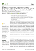 The Effect of Recycled Spent Coffee Grounds Fertilizer, Vermicompost, and Chemical Fertilizers on the Growth and Soil Quality of Red Radish (Raphanus sativus) in the United Arab Emirates: A Sustainability Perspective