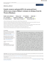 Genetic resources and genes/QTLs for gram pod borer (Helicoverpa armigera Hübner) resistance in chickpea from the Western Himalayas
