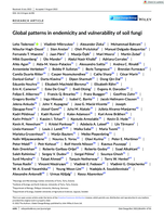 Global patterns in endemicity and vulnerability of soil fungi