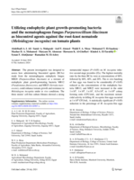 Utilizing endophytic plant growth-promoting bacteria and the nematophagous fungus Purpureocillium lilacinum as biocontrol agents against the root-knot nematode (Meloidogyne incognita) on tomato plants